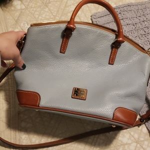 Dooney and Bourke light pale blue small tote bag.